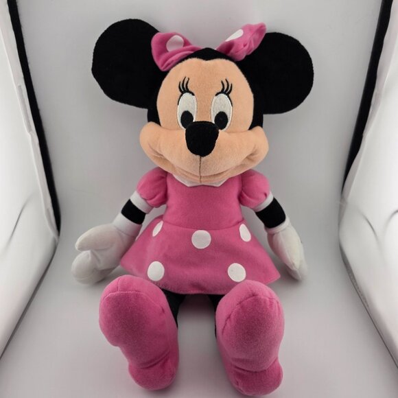 Disney‎ Mickey Mouse Clubhouse Minnie Mouse Pink Soft Plush Toy - 16 inch - Picture 1 of 6